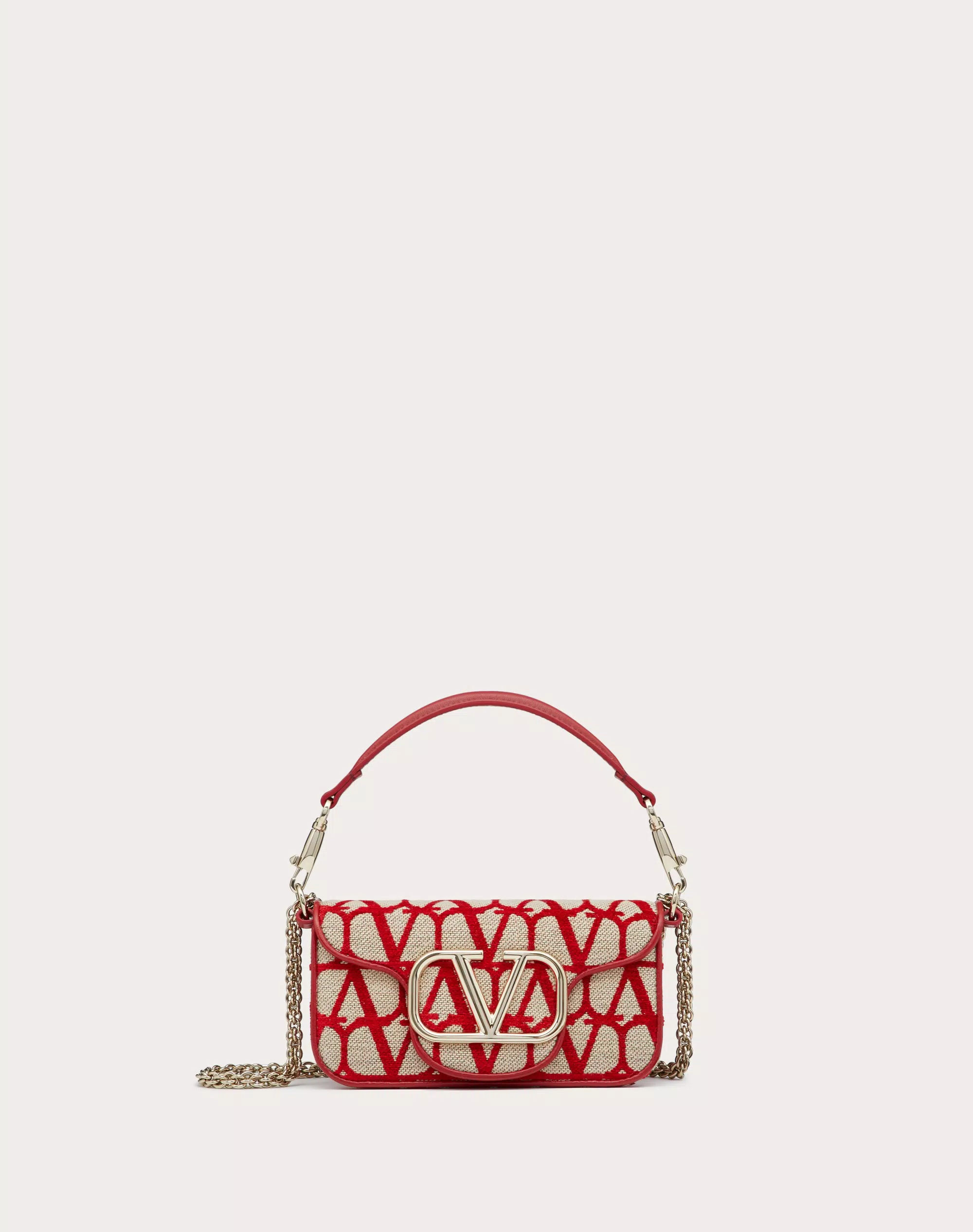 LOCO TOILE ICONOGRAPH SMALL SHOULDER BAG